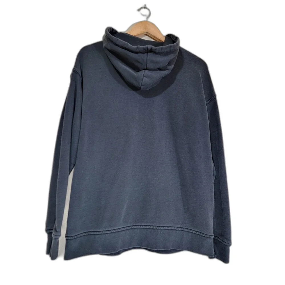 Adidas Grey Hoodie Sweatshirt - Medium - Picture 2 of 7